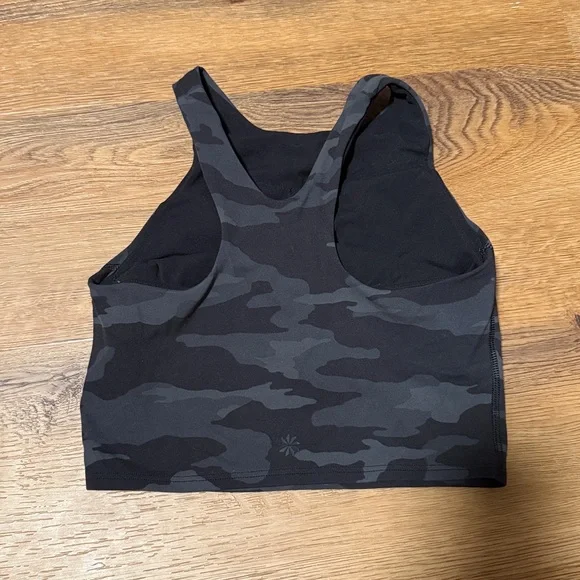 Athleta Conscious Crop Bra D-DD - Black Camo - Picture 3 of 3